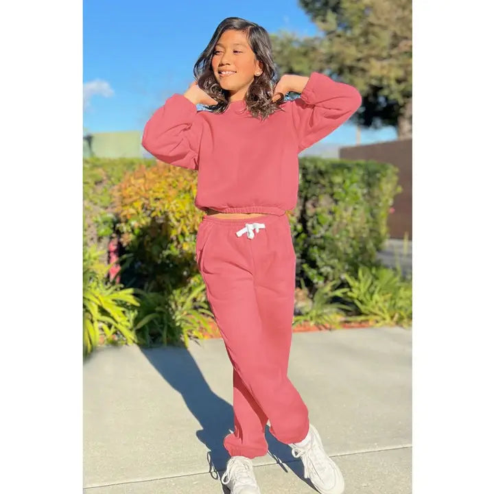 Girl's 2 Piece Jogger Set