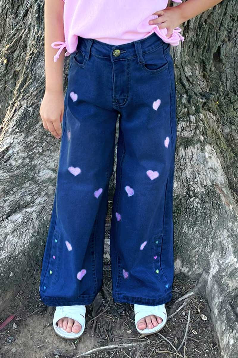 Girls and Toddler Relax Fit Heart Jeans